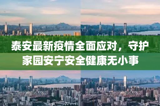 泰安最新疫情全面应对，守护家园安宁安全健康无小事