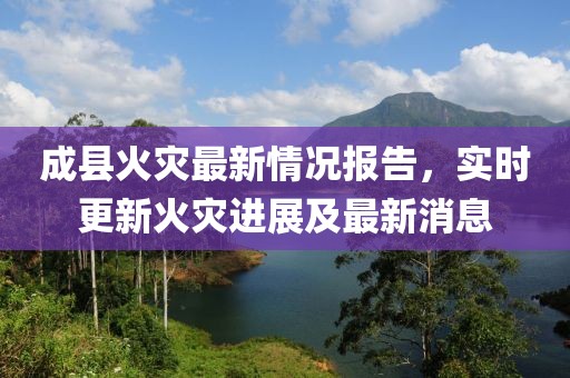 成县火灾最新情况报告，实时更新火灾进展及最新消息