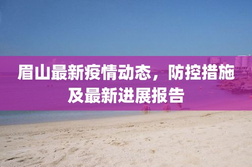 眉山最新疫情动态，防控措施及最新进展报告