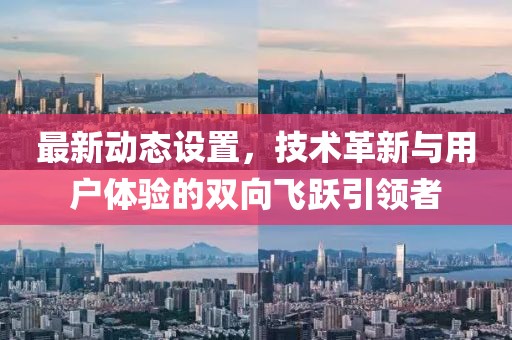 最新动态设置，技术革新与用户体验的双向飞跃引领者