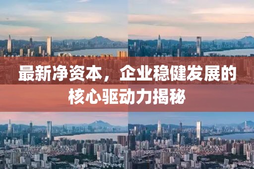 最新净资本，企业稳健发展的核心驱动力揭秘