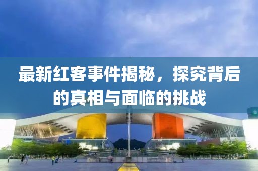 最新红客事件揭秘，探究背后的真相与面临的挑战