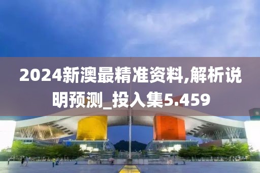 2024新澳最精准资料,解析说明预测_投入集5.459