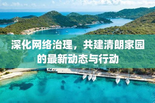 深化网络治理，共建清朗家园的最新动态与行动