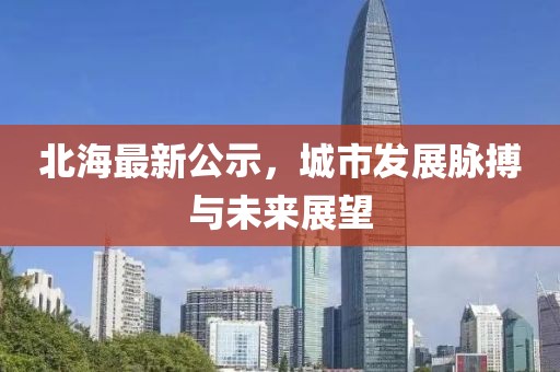北海最新公示，城市发展脉搏与未来展望