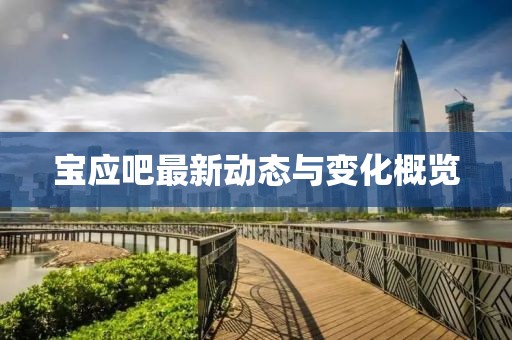 宝应吧最新动态与变化概览