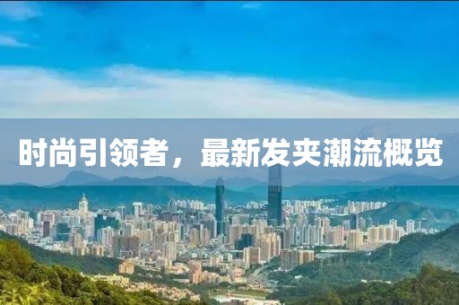 时尚引领者，最新发夹潮流概览