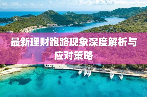 最新理财跑路现象深度解析与应对策略