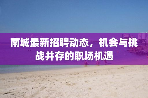 南城最新招聘动态，机会与挑战并存的职场机遇