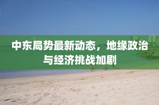 中东局势最新动态，地缘政治与经济挑战加剧