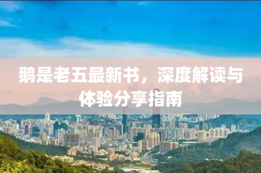 鹅是老五最新书，深度解读与体验分享指南