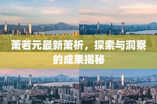 萧若元最新萧析，探索与洞察的成果揭秘