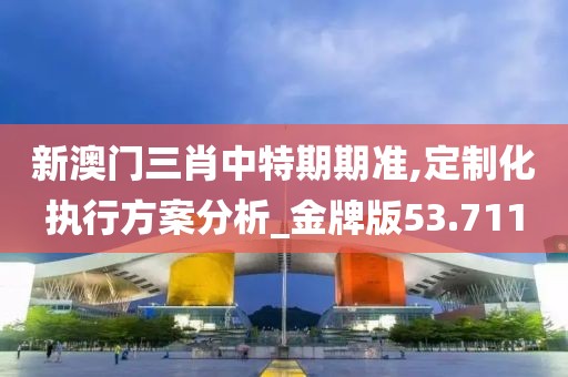 新澳门三肖中特期期准,定制化执行方案分析_金牌版53.711
