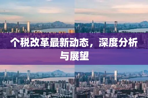 个税改革最新动态，深度分析与展望