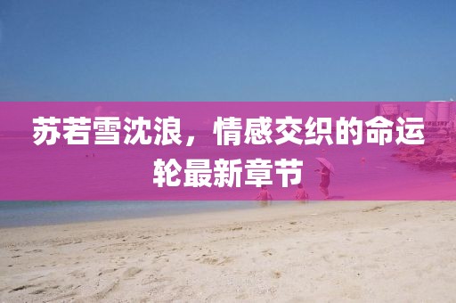 苏若雪沈浪，情感交织的命运轮最新章节
