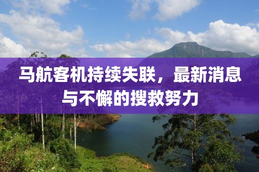 马航客机持续失联，最新消息与不懈的搜救努力