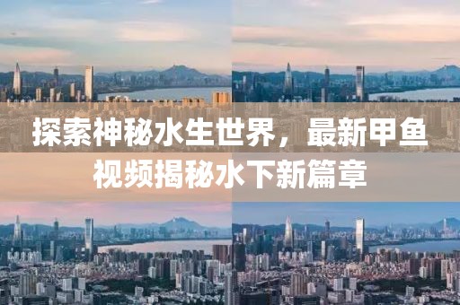 探索神秘水生世界，最新甲鱼视频揭秘水下新篇章