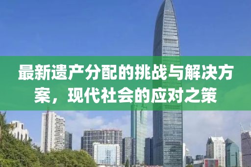 最新遗产分配的挑战与解决方案，现代社会的应对之策