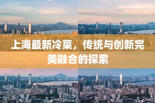 上海最新冷菜，传统与创新完美融合的探索