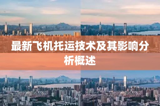 最新飞机托运技术及其影响分析概述