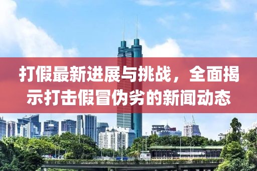 打假最新进展与挑战，全面揭示打击假冒伪劣的新闻动态