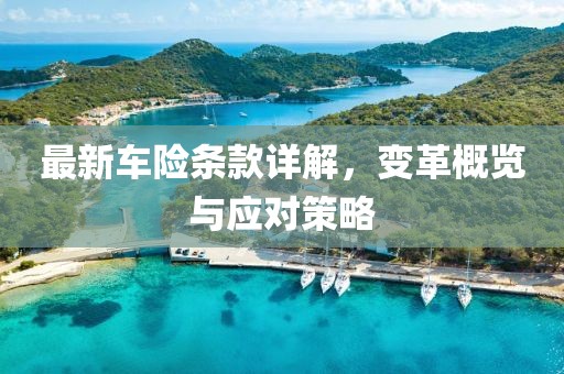 最新车险条款详解，变革概览与应对策略