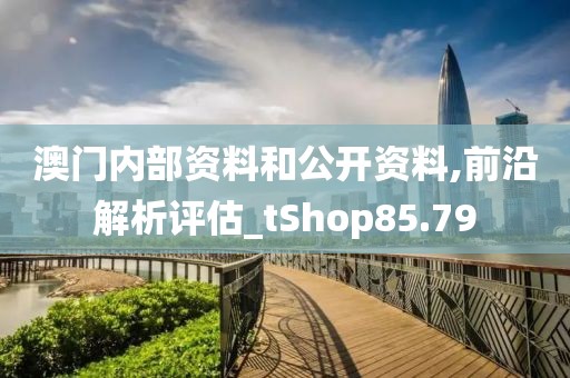 澳门内部资料和公开资料,前沿解析评估_tShop85.79