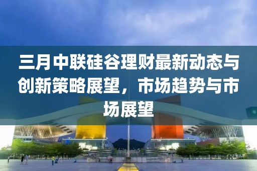 三月中联硅谷理财最新动态与创新策略展望，市场趋势与市场展望