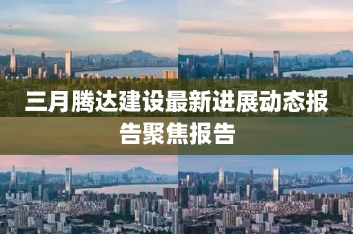 三月腾达建设最新进展动态报告聚焦报告