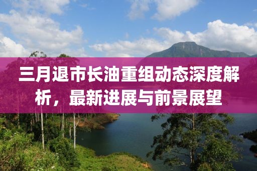 三月退市长油重组动态深度解析，最新进展与前景展望