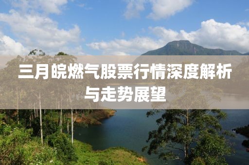 三月皖燃气股票行情深度解析与走势展望