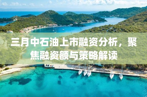 三月中石油上市融资分析，聚焦融资额与策略解读