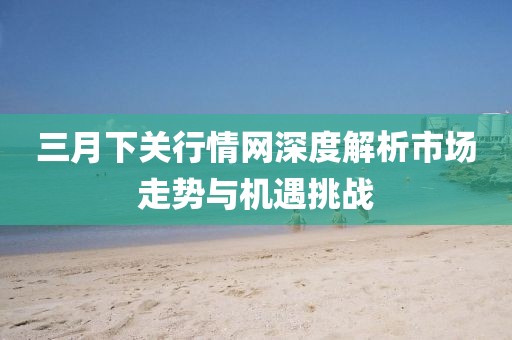 三月下关行情网深度解析市场走势与机遇挑战