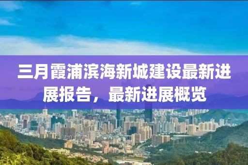 三月霞浦滨海新城建设最新进展报告，最新进展概览