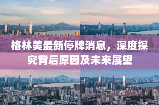 格林美最新停牌消息，深度探究背后原因及未来展望