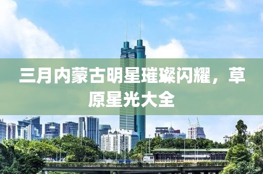 三月内蒙古明星璀璨闪耀，草原星光大全