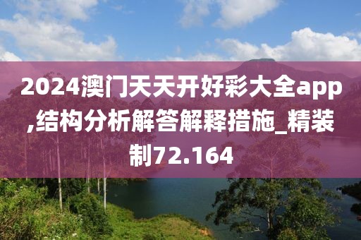 2024澳门天天开好彩大全app,结构分析解答解释措施_精装制72.164