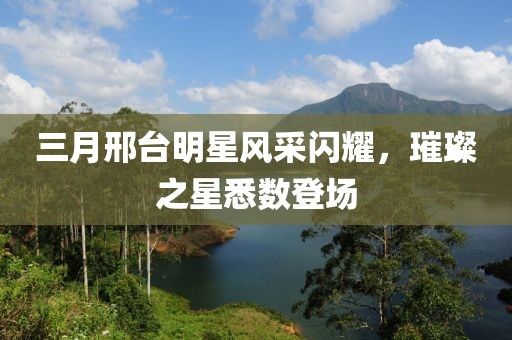 三月邢台明星风采闪耀，璀璨之星悉数登场