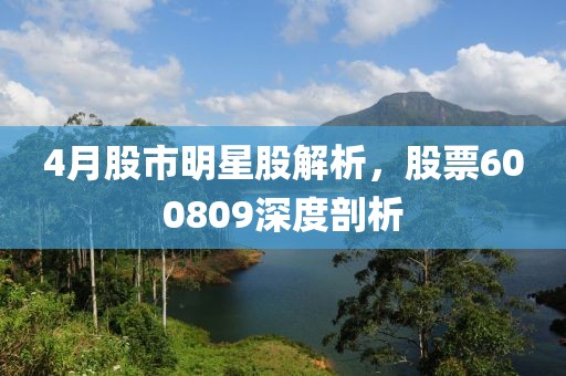 4月股市明星股解析，股票600809深度剖析
