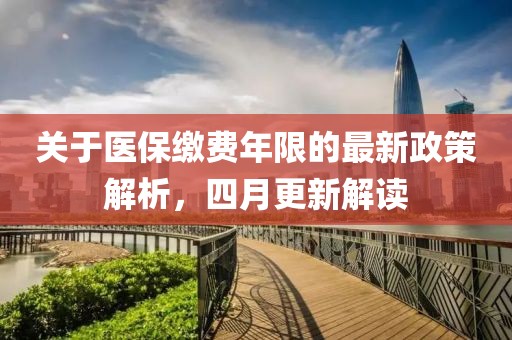 关于医保缴费年限的最新政策解析，四月更新解读