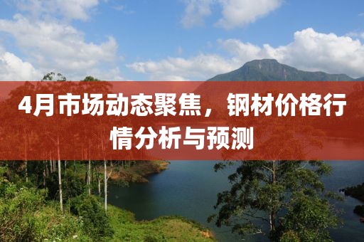 4月市场动态聚焦，钢材价格行情分析与预测