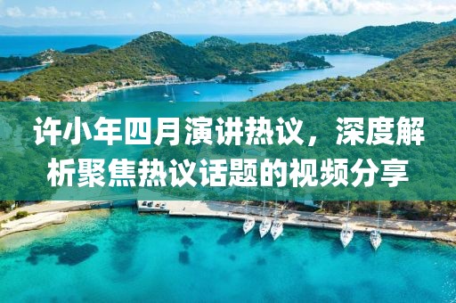 许小年四月演讲热议，深度解析聚焦热议话题的视频分享