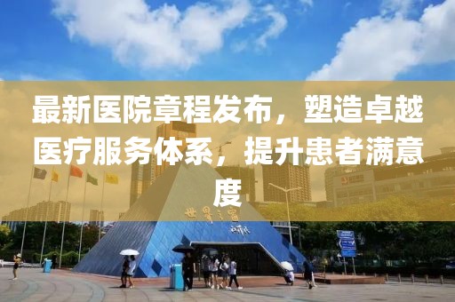 最新医院章程发布，塑造卓越医疗服务体系，提升患者满意度