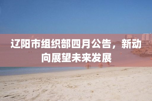 辽阳市组织部四月公告，新动向展望未来发展