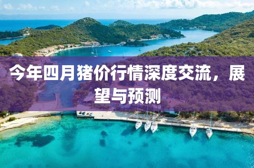今年四月猪价行情深度交流，展望与预测