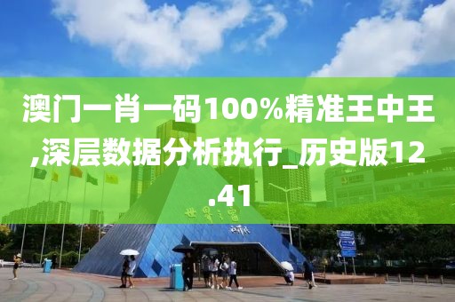 澳门一肖一码100%精准王中王,深层数据分析执行_历史版12.41