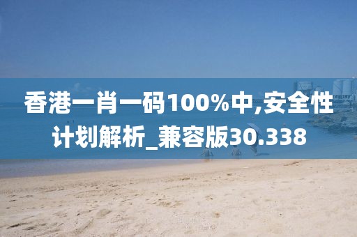 香港一肖一码100%中,安全性计划解析_兼容版30.338