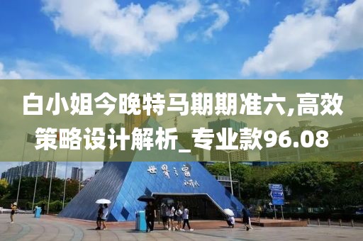 白小姐今晚特马期期准六,高效策略设计解析_专业款96.08