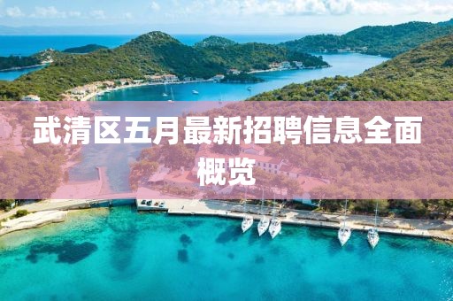 武清区五月最新招聘信息全面概览