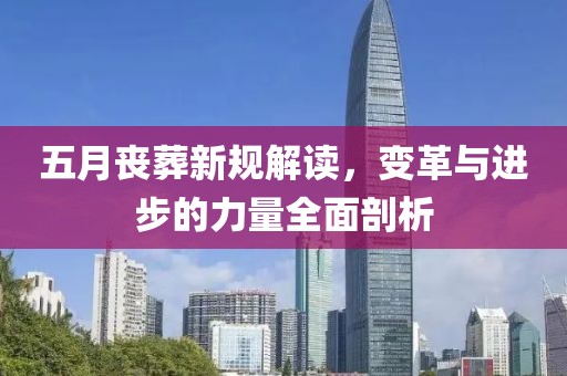 五月丧葬新规解读，变革与进步的力量全面剖析